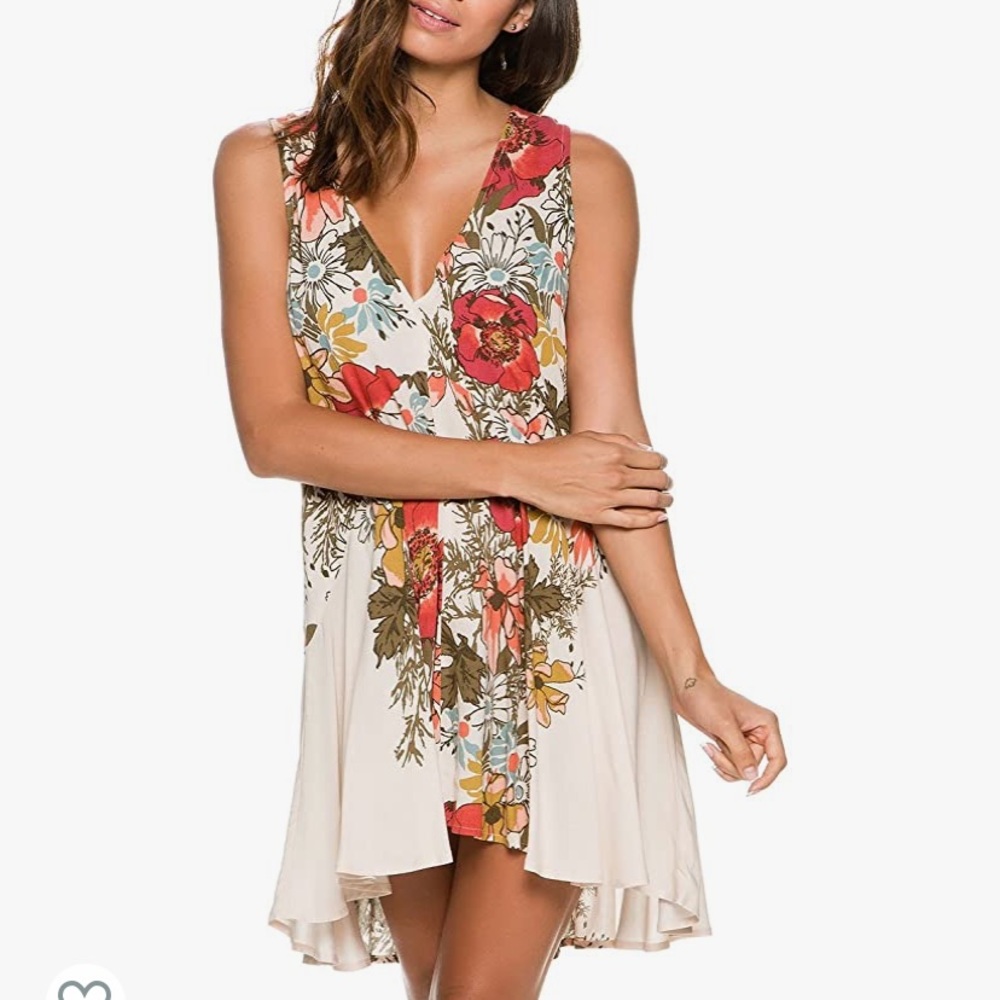 Free People Floral Mini Dress - Picture 2 of 11